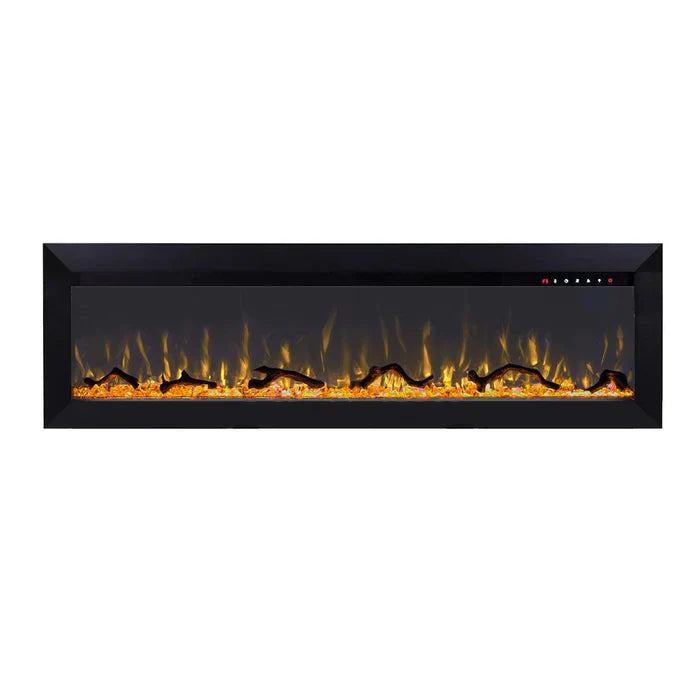 Moda Herman 1500W 60 inch Built-in Recessed Electric Fireplace